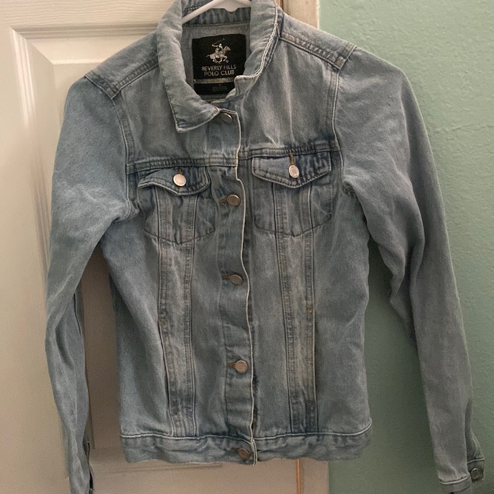 Jean jacket from Beverly Hills Polo Club. Size 14. USED